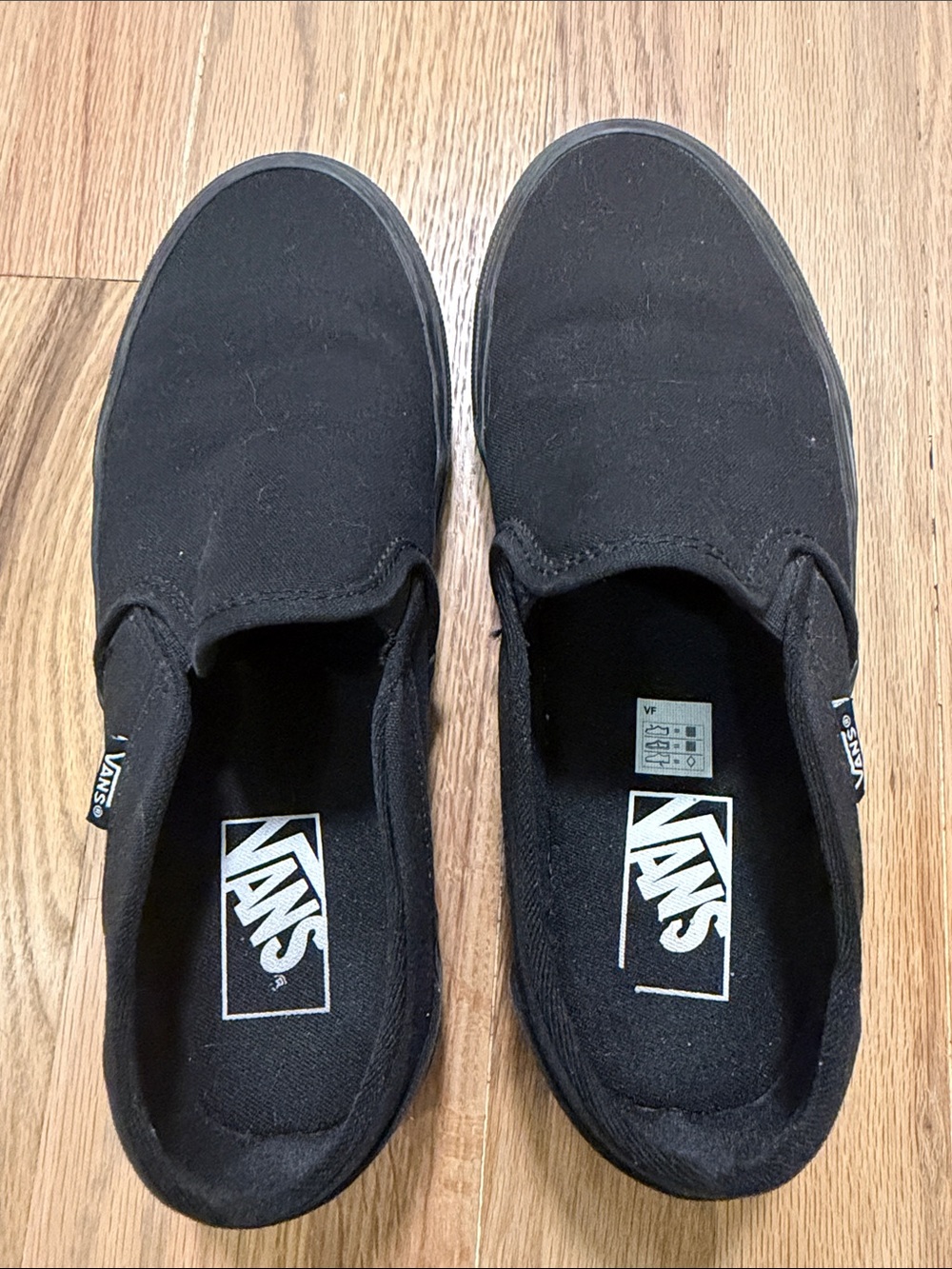 Women’s Vans Black Classic Slip-On Sneakers - Picture 4 of 6